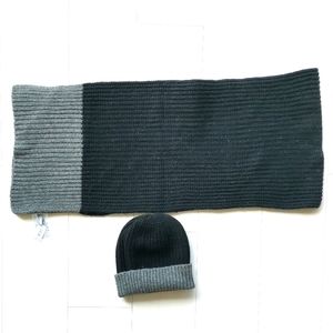 wool knit hat & scarf set Gap